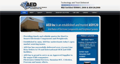 Desktop Screenshot of aedelectronics.com