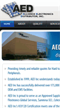 Mobile Screenshot of aedelectronics.com